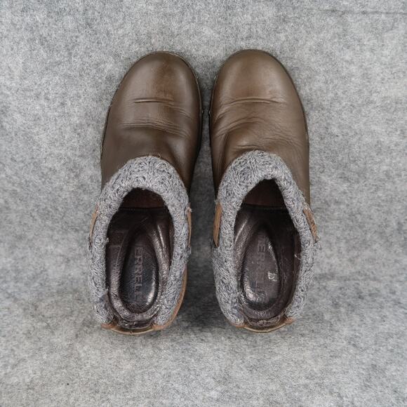 Merrell Shoes Womens 7 Clogs Slip On Leather Luxe Knit Comfort Fashion Casual - Picture 7 of 16